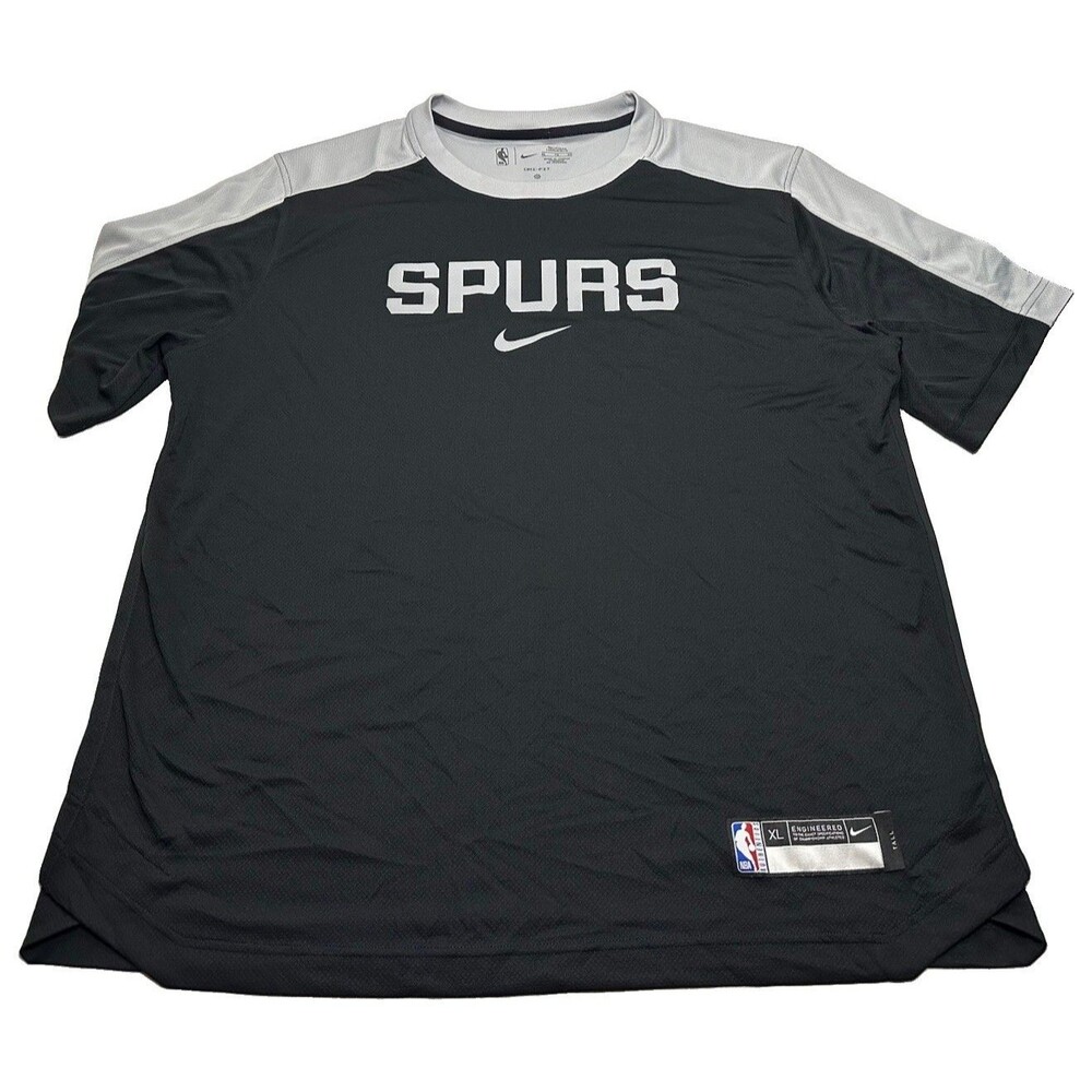Nike Dri-Fit NBA San Antonio Spurs Authentic Short Sleeve Shooting Shirt XL-T